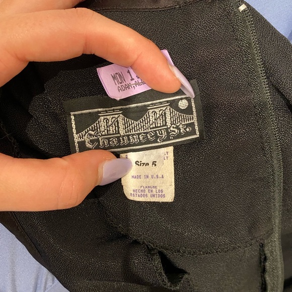 Vintage pin up style classy black cocktail dress - Picture 6 of 6